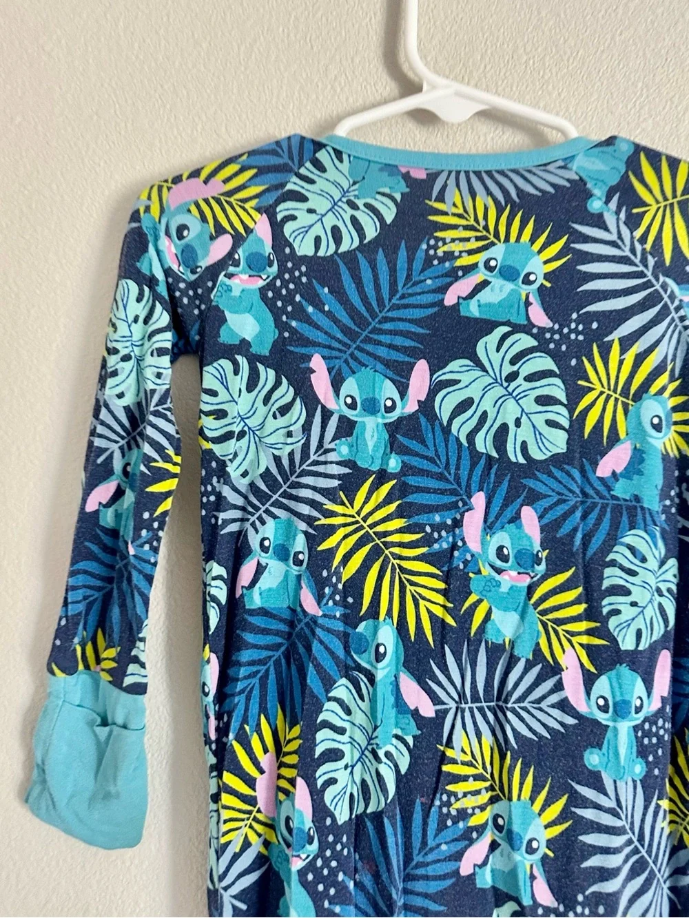 Little Sleepies Disney Aloha Stitch Bamboo Zippy Pajamas 6-12M
